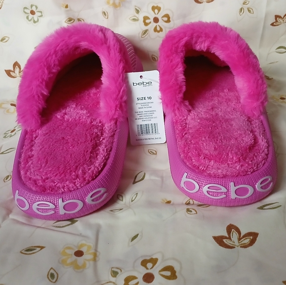 BeBe pink size 10 Slippers - Picture 3 of 14